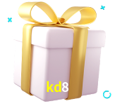 Receba seus bônus de boas-vindas no kd8